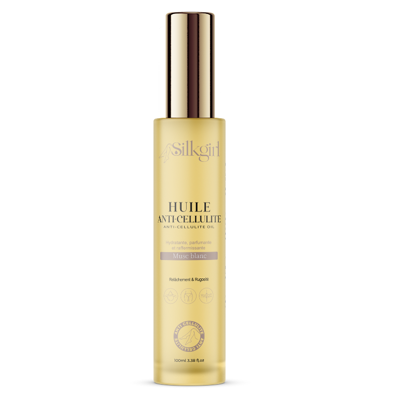 Huile Anti-Cellulite Naturelle - Musc Blanc | Hydratante & Raffermissante