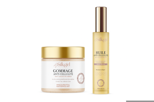Pack duo Silkgirl - Gommage anti Cellulite + Huile anti Cellulite