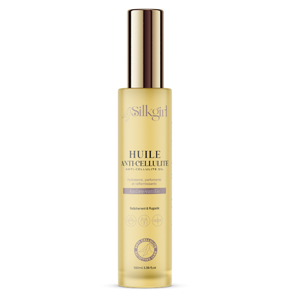 Huile Anti-Cellulite Naturelle -  Creme brûlée  | Hydratante  Raffermissante Minceur
