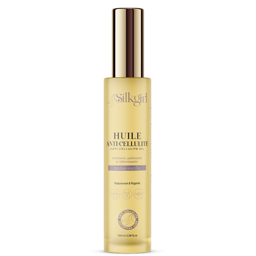 Huile Anti-Cellulite Naturelle -  Creme brûlée  | Hydratante  Raffermissante Minceur