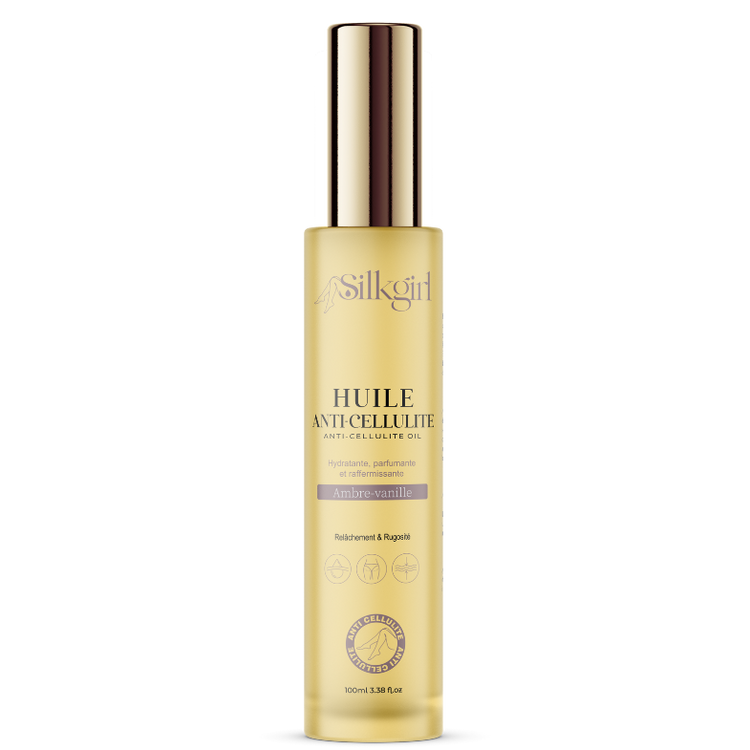 Huile Anti-Cellulite Naturelle -  Creme brûlée  | Hydratante  Raffermissante Minceur