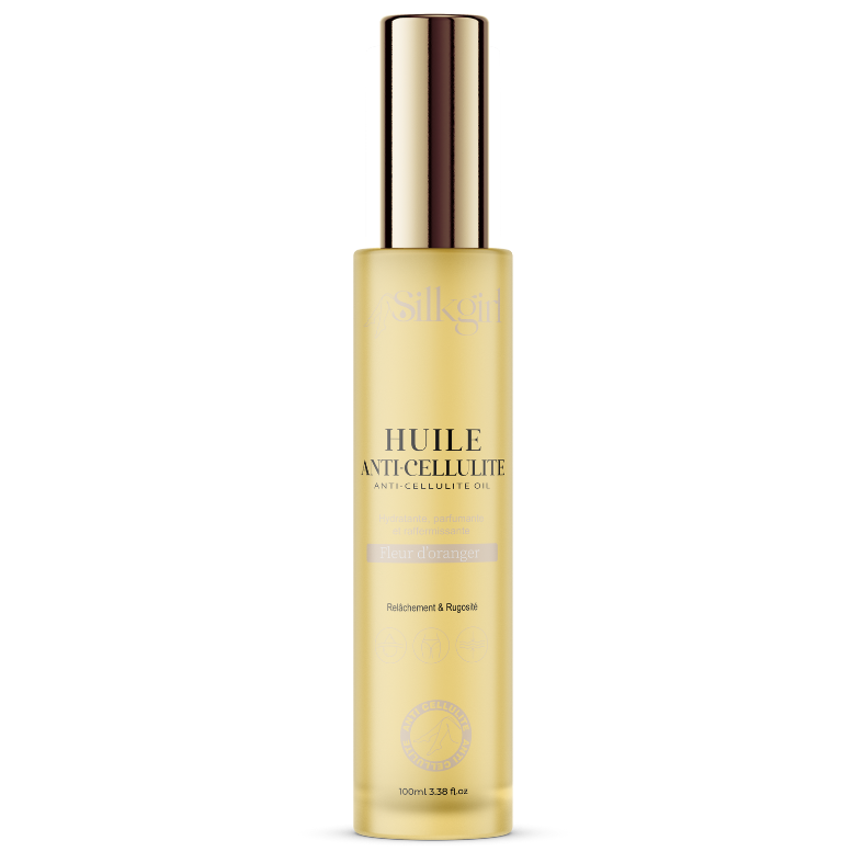 Huile Anti-Cellulite Naturelle - Fleur d'Oranger | Hydratante & Raffermissante