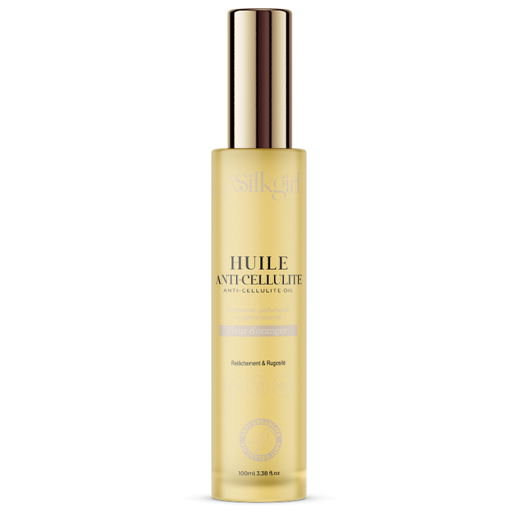 Huile Anti-Cellulite Naturelle - Fleur d'Oranger | Hydratante & Raffermissante