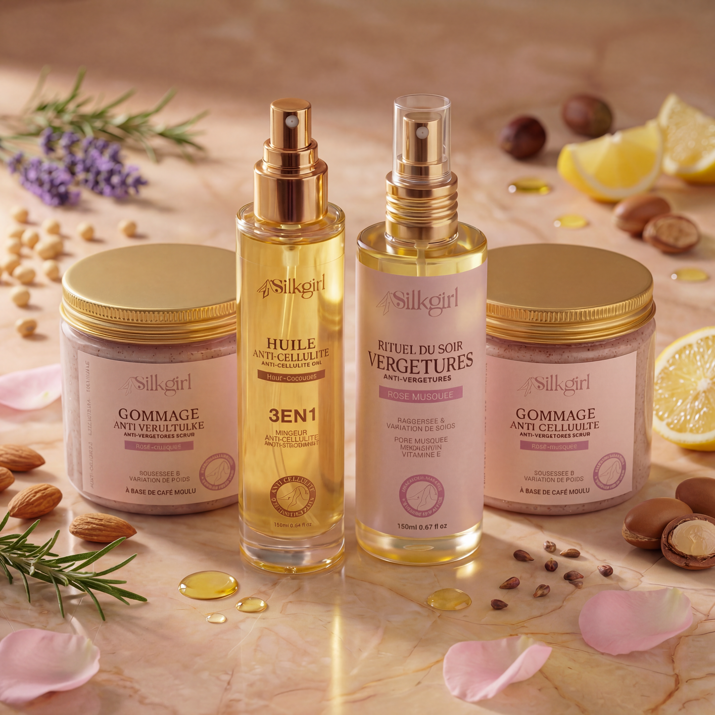 Maxi Pack Silkgirl - Duo Anti Vergetures + Duo Anti Cellulite
