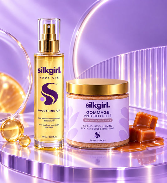 Pack Duo Silkgirl - Gommage anti Cellulite + Huile anti Cellulite