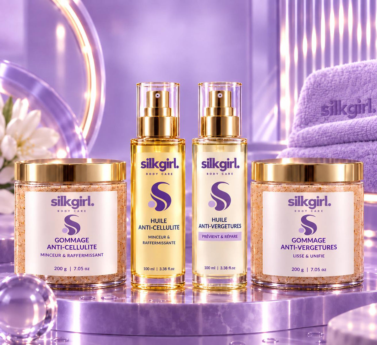 Maxi Pack Silkgirl - Duo Anti Vergetures + Duo Anti Cellulite
