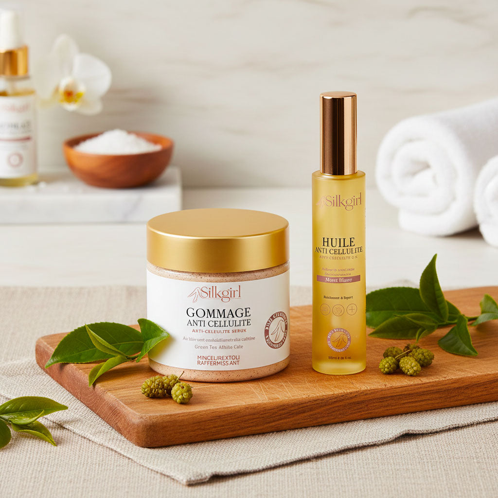 Pack Duo Silkgirl - Gommage anti Cellulite + Huile anti Cellulite
