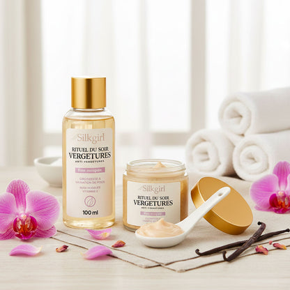 Pack Duo Silkgirl - Gommage anti Vergetures + Huile anti Vergetures