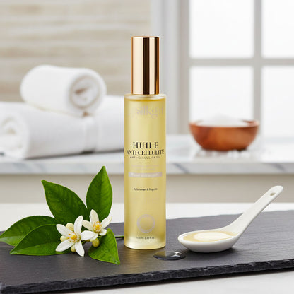 Huile Anti-Cellulite Naturelle - Fleur d'Oranger | Hydratante & Raffermissante