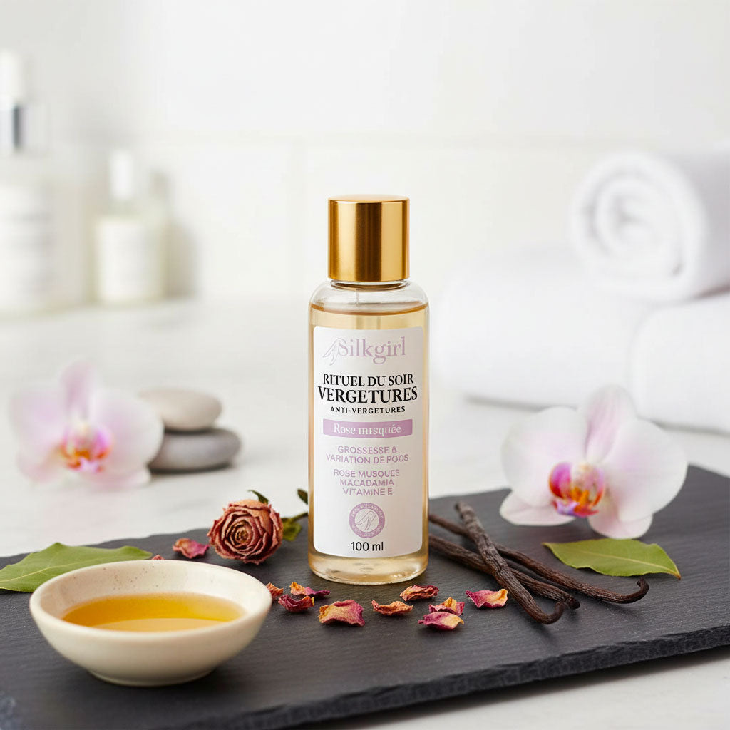 Rituel Huile Anti Vergetures Rose Musquée